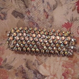 Faux crystal bracelet